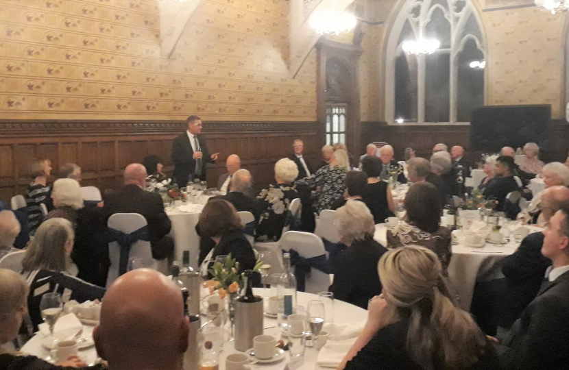 Craig Whittaker MP Speaking at the HMR Conservatives Annual Dinner 2019