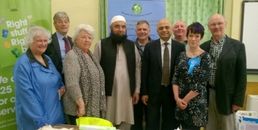 Jane Howard and Secretary of State Sajid Javid visit Deeplish Community Centre