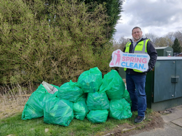 Councill Peter Winkler - Keep Britain Tidy Ambassador for Rochdale